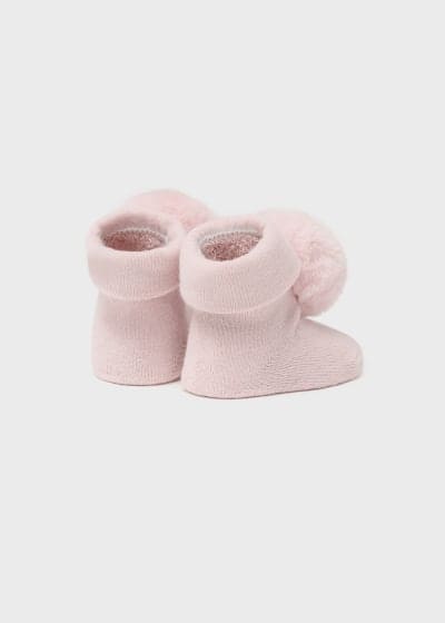 Mayoral Pom Pom Socks And Headband Set - 9657 - Pink