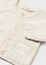 Mayoral Cream/Beige Knitted Cardigan -  2301 - Milk Vig