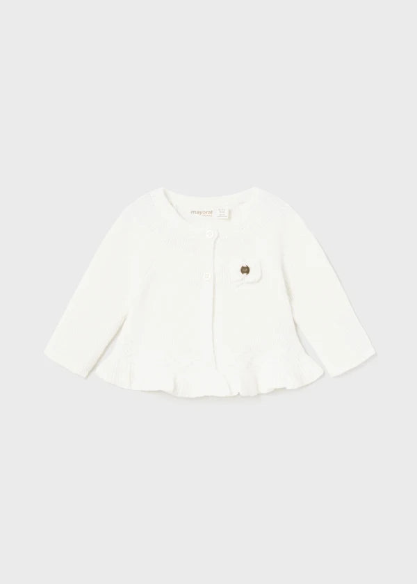 Mayoral Baby Girls Ivory Cardigan - 2303