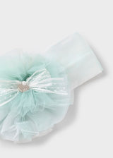 Mayoral Tulle Flower Elasticated Headband - 9728 - Jade