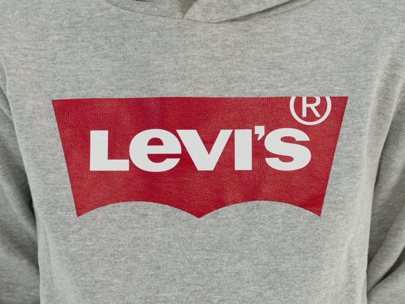 Levi's Grey & Red Screenprint Hoodie - 8E8778-C87