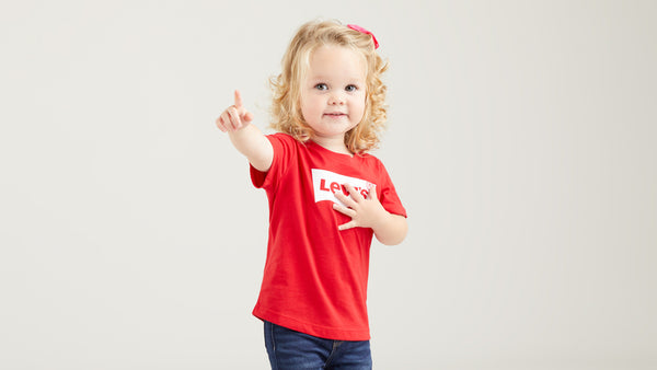 Levi's Unisex Red & White T-shirt - 6E8157-R6W