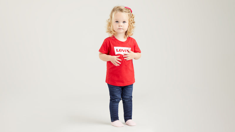 Levi's Unisex Red & White T-shirt - 6E8157-R6W