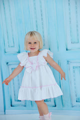 Babine White & Pink Dress - 2422848