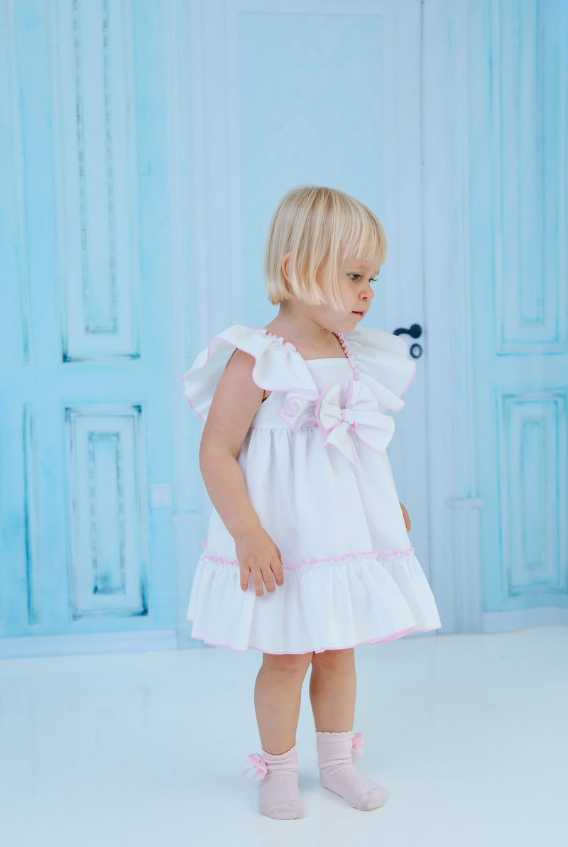 Babine White & Pink Dress - 2422848