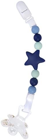 Nibbling Silicone Navy Stellar Dummy Chain