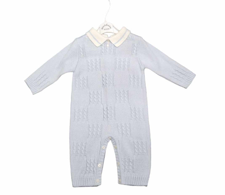 Sarah Louise Boys Knitted Romper - 008037