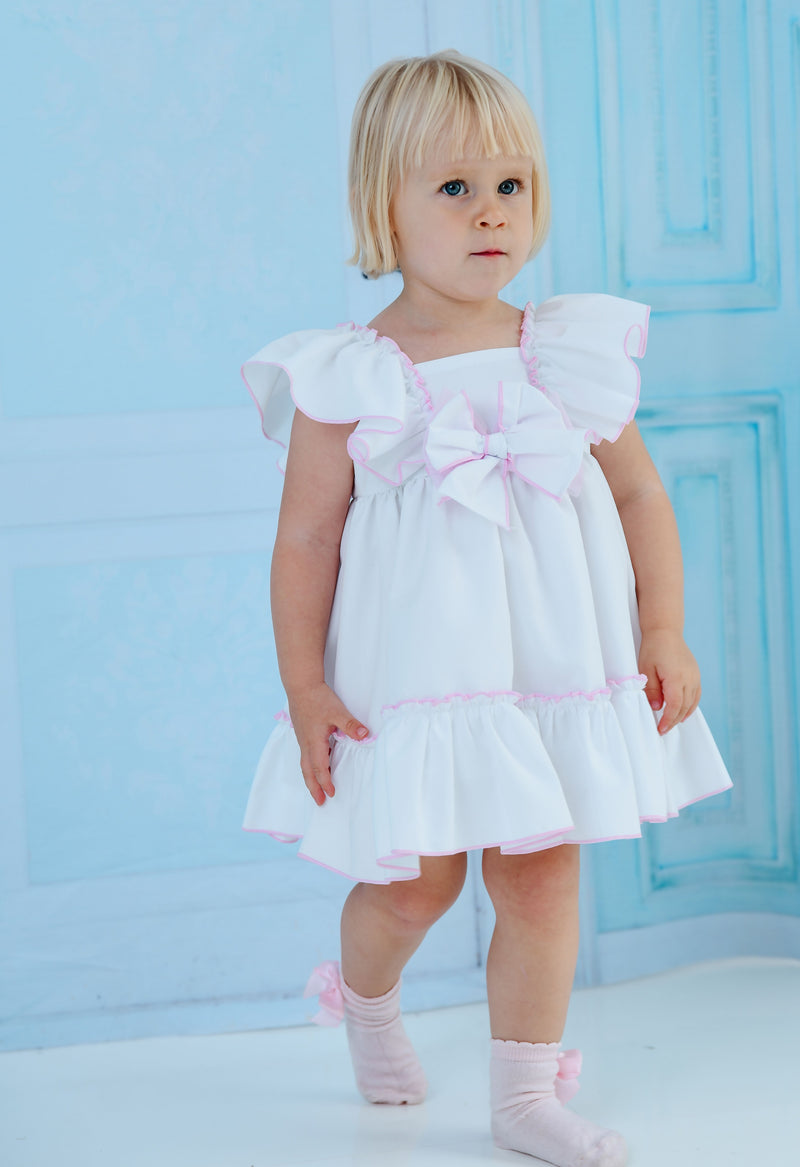 Babine White & Pink Dress - 2422848