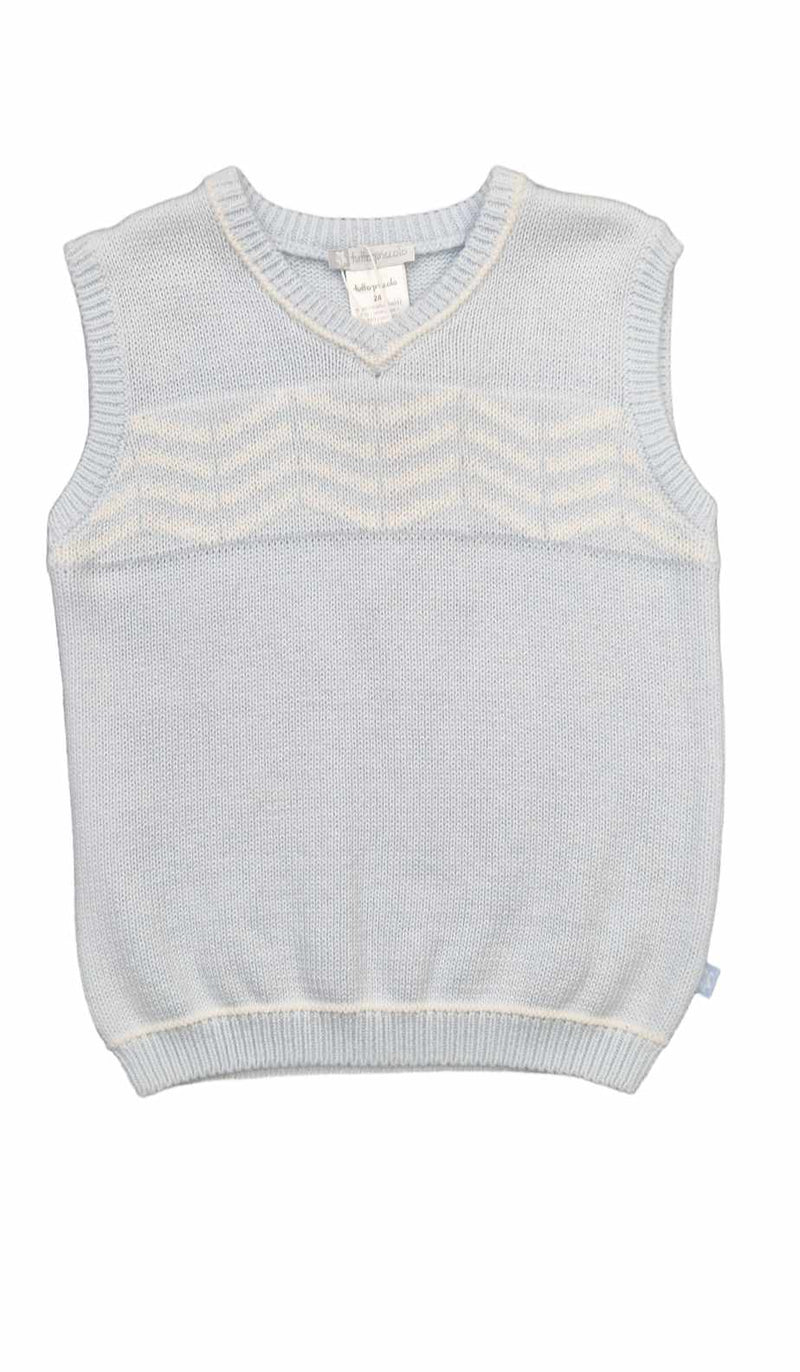 Tutto Piccolo Baby Blue Tank Top Jumper - 3719