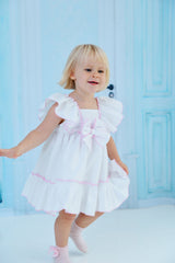 Babine White & Pink Dress - 2422848