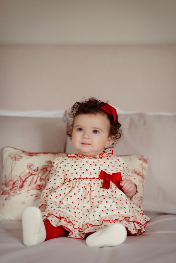Miranda Rose Print Dress & Pants Set - 0037 VB