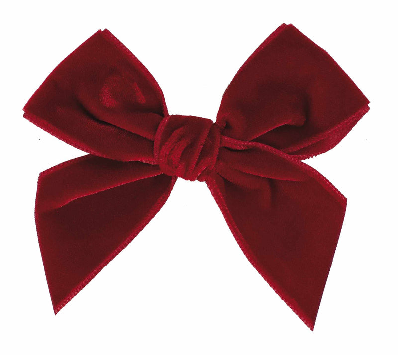 Red Velvet Hair Bow - 77028