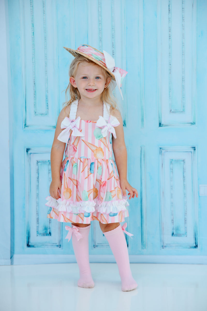 Babine Ice Cream Print Dress - 2422822