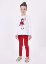Mayoral Velvet Leggings Set- 4785