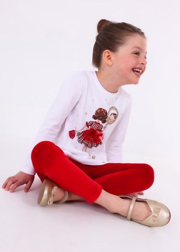 Mayoral Velvet Leggings Set- 4785