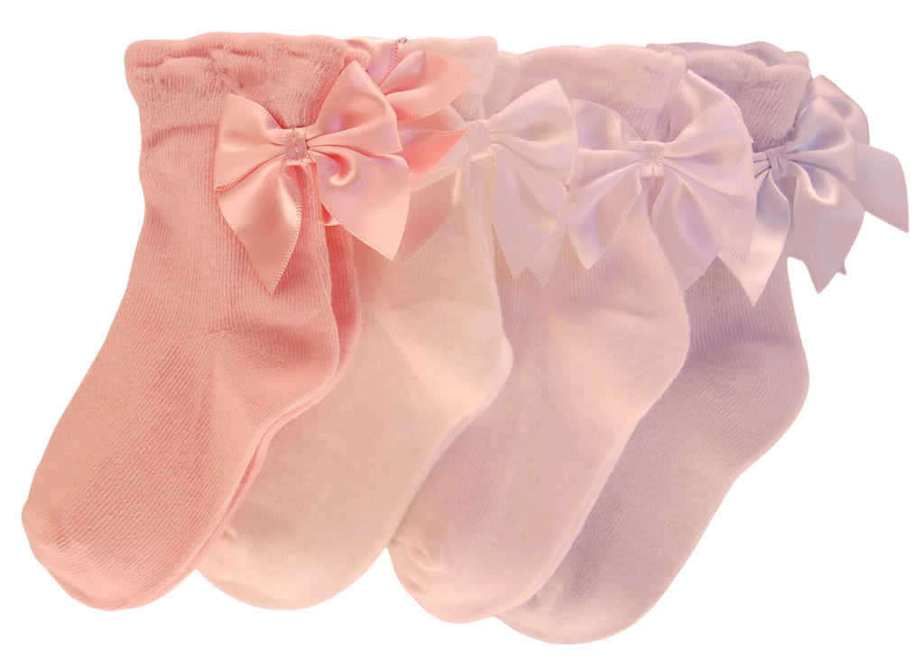 Pex Ribbon Ankle Socks Pink