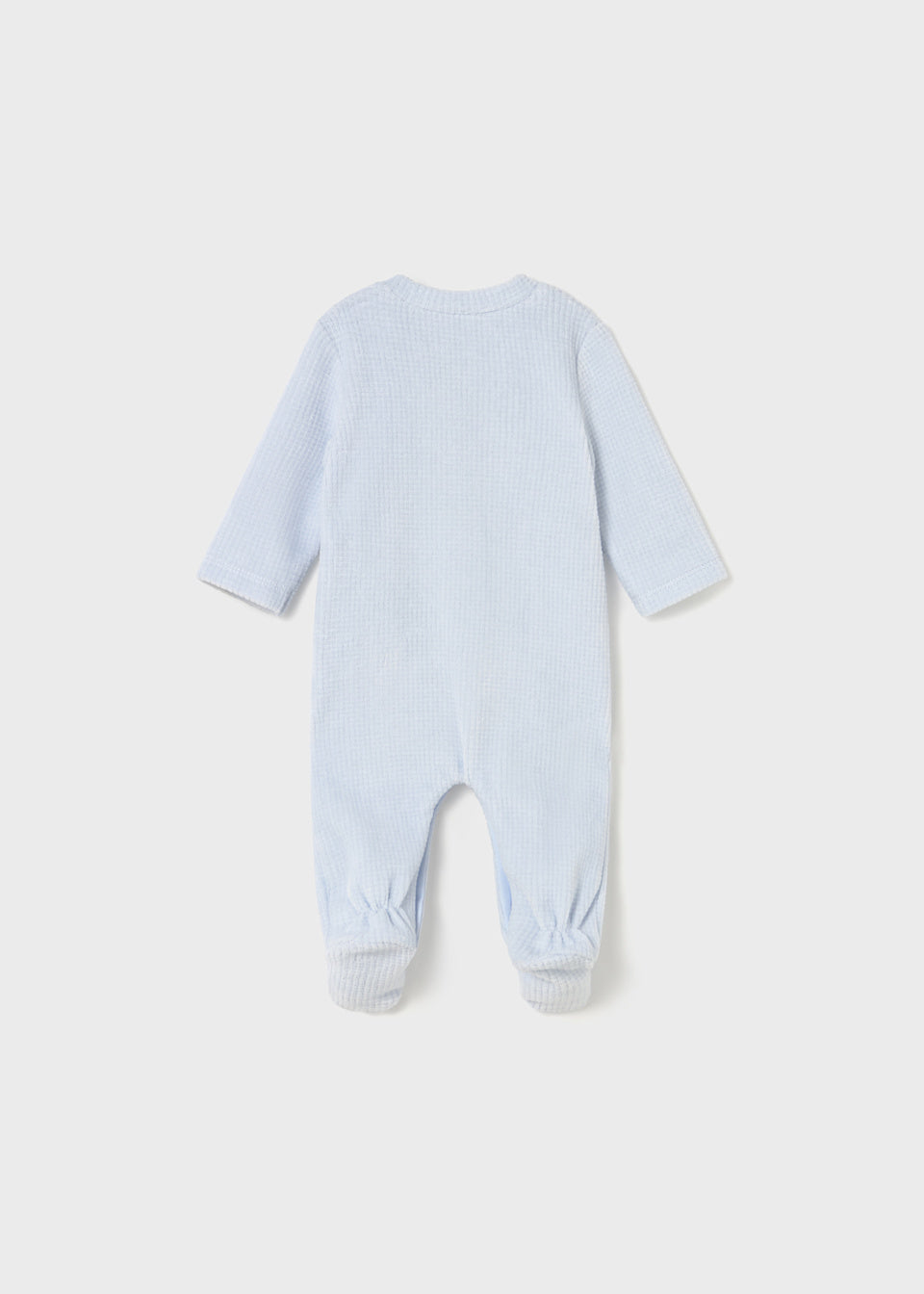 Mayoral Baby Boys Pack Of Two Velour Babygrows, All In One, Sleepsuit - 2719