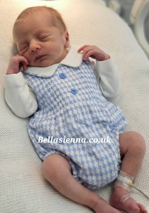 Premature Baby Boys Two Piece Romper Set - PB20-704