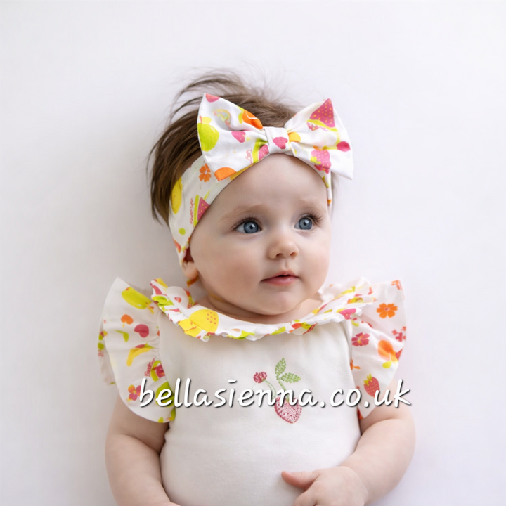 PRE - ORDER - Little A - "CUTIE FRUTTI" - LA26212 Piper - Fruit print headband