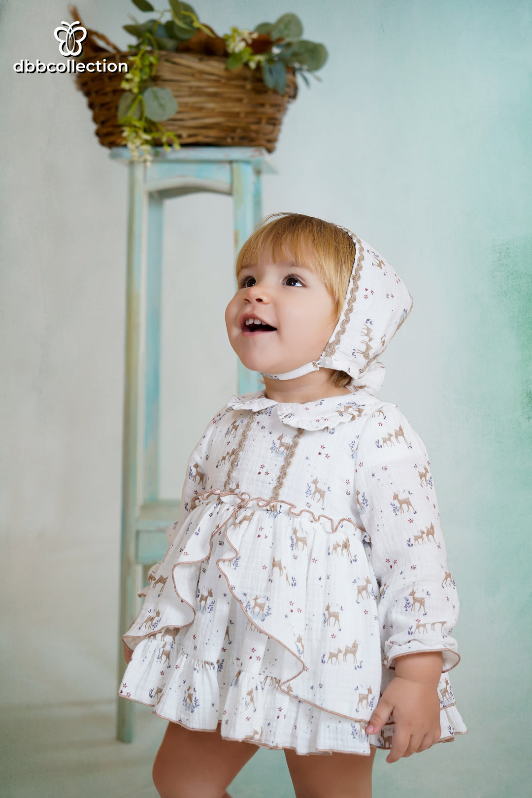 Dbb Collection "Winter Wonderland" Dress, Pants & Bonnet Set - 25301 Bella Sienna Dbb Collection "Winter Wonderland" Dress, Pants & Bonnet Set - 25301 Bella Sienna