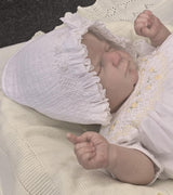 Sarah Louise White & Lemon "HERITAGE COLLECTION" Hand Smocked Bubble Romper - C6004