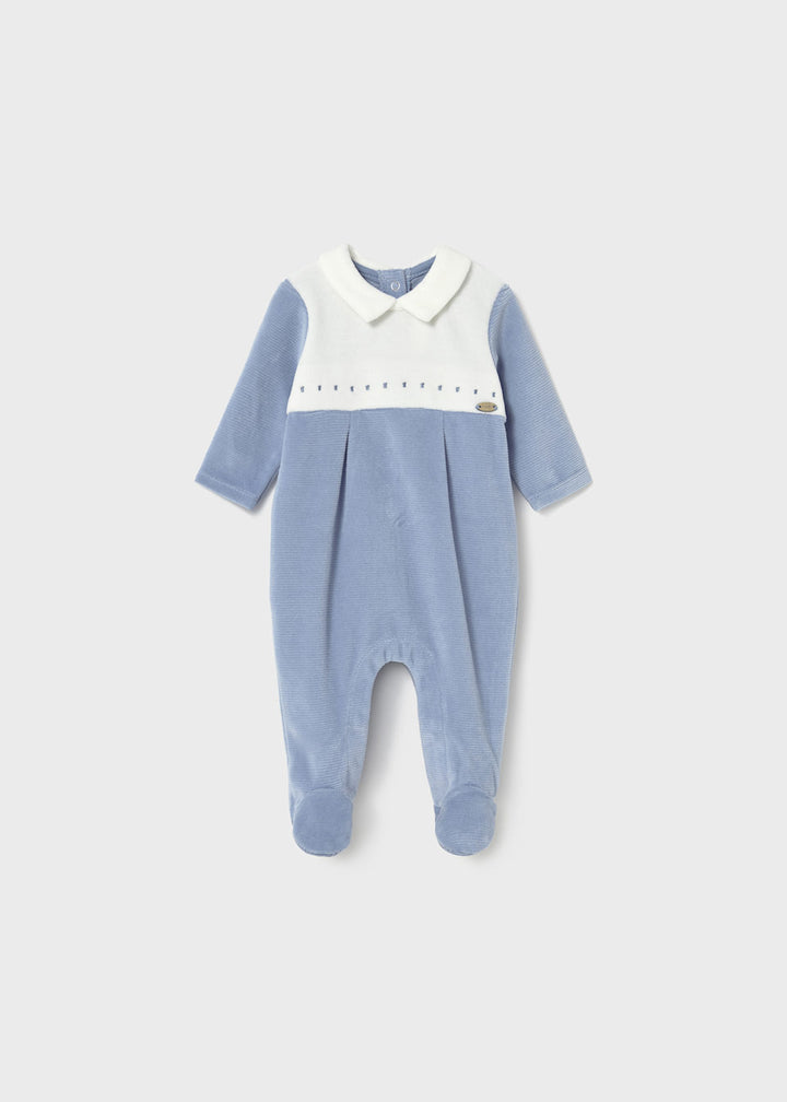 Mayoral Baby Blue Soft to Touch Sleepsuit - 2715