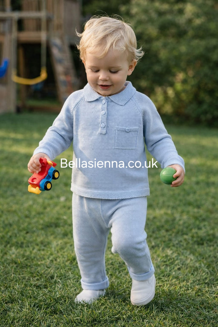 Pex "Oliver" Boys Two Piece Knitted Jumper & Trouser Set - B055000905