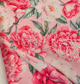 Pink Floral Girls Shorts Set With Sparkly Detail S403