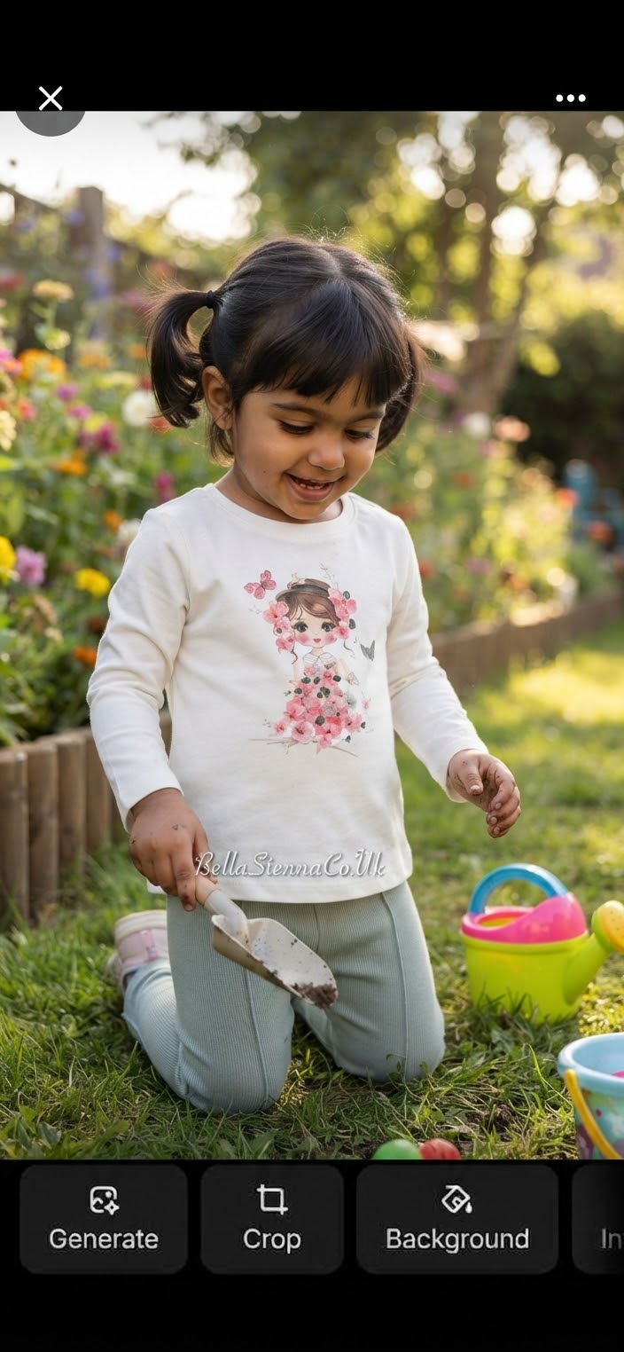 Mayoral Toddlers Ivory And Green Legging Set 4039