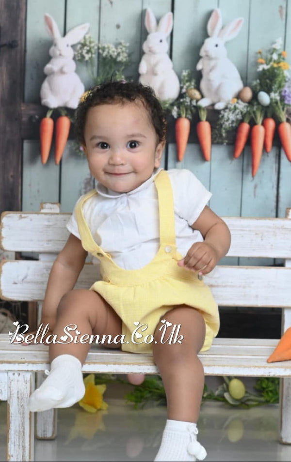 Babine White & Yellow/Lemon Boys Set - 2322010