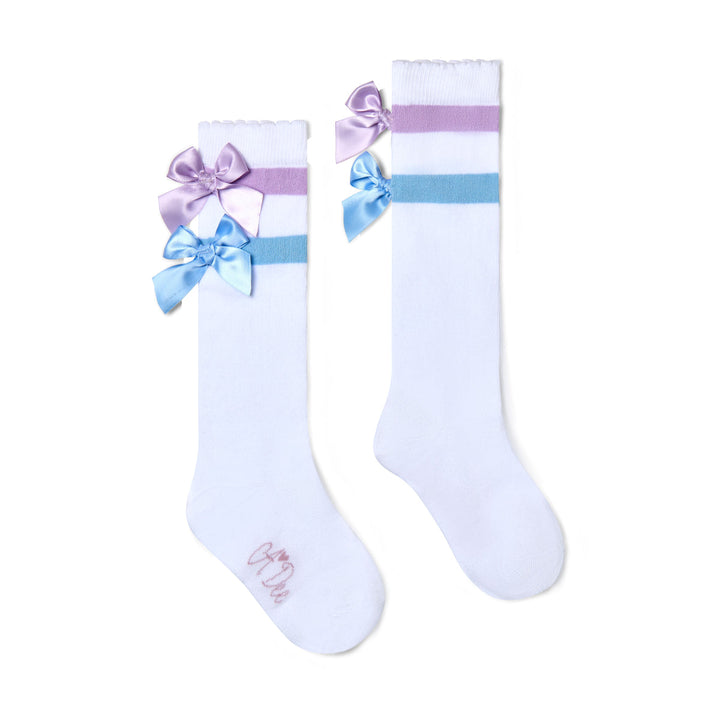 A Dee - S262912 SAINT - Knee high socks with bow detail
