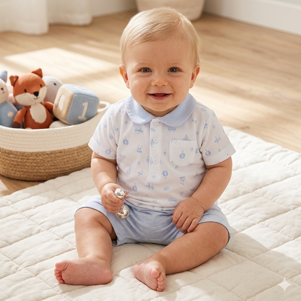 Tutto Piccolo Baby Boys Romper 6282