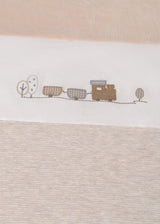 Mayoral Baby Boys Ivory & Beige Train Blanket - 9958