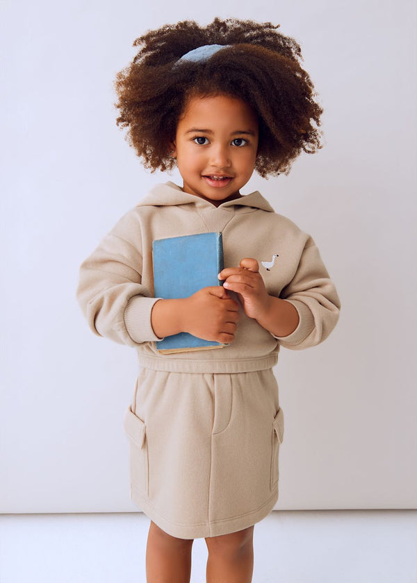 Mayoral Girls Trendy Cargo Skirt & Hoody Set - 4935