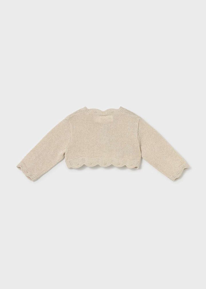Mayoral Girls Champagne - Gold Cardigan - 2365 - 82