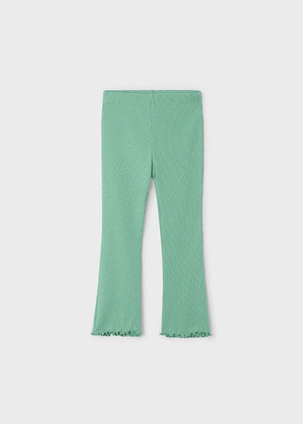 Mayoral Girls ribbed flared leggings 3701