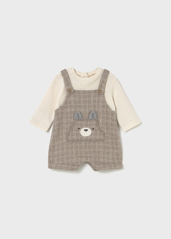 Mayoral Baby Boys Soft Dungaree Style Romper - 2645