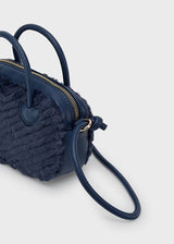 Mayoral Girls Navy Faux Fur Handbag - 10084