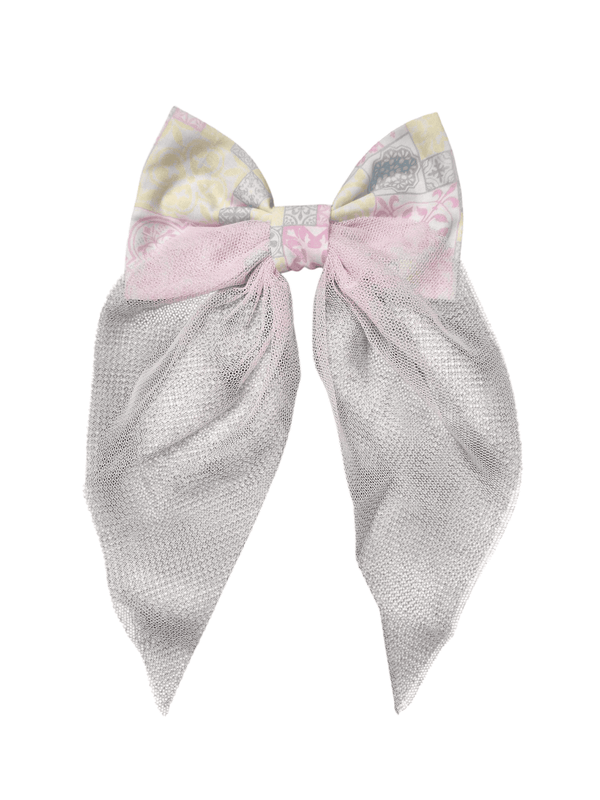 Babine "Pastel Tile" Tulle Hair Bow To Match - 2522826 - 2522925
