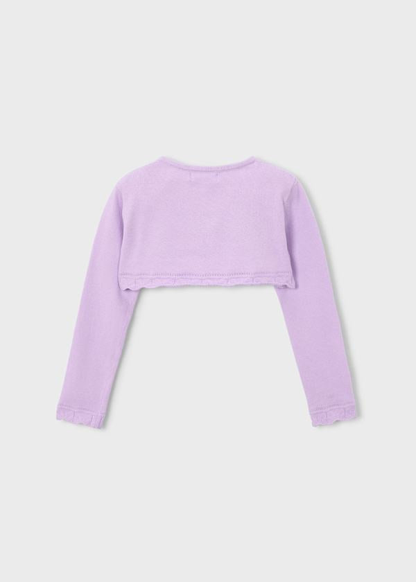 Mayoral Girls Lilac Bolero Cardigan - 320 - 80 Malva