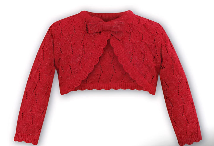 Sarah Louise Ivory Sparkle Bolero Cardigan - 631