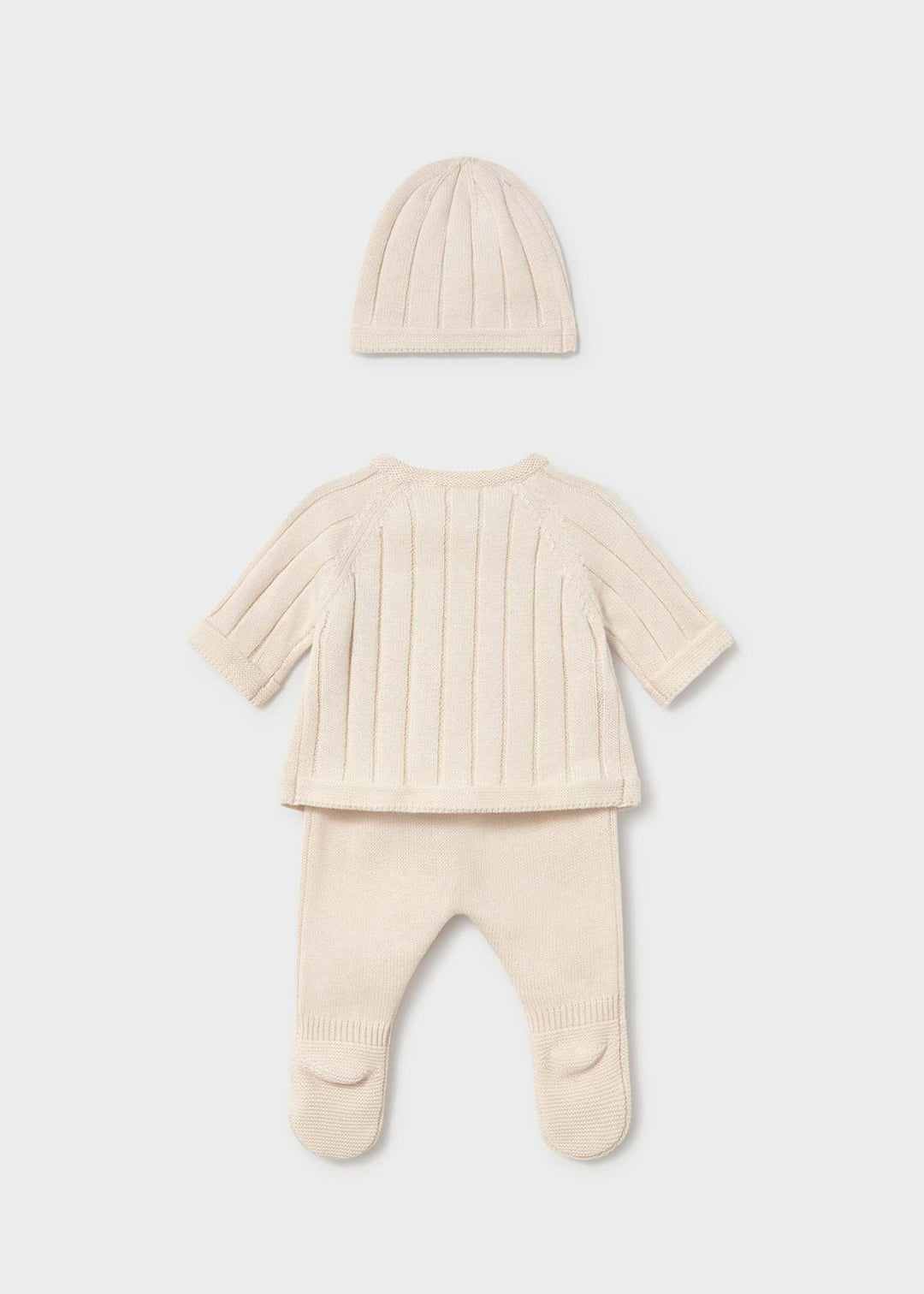 Unisex Baby Three Piece Knitted Outfit - 2511 - Ceramica - Cream