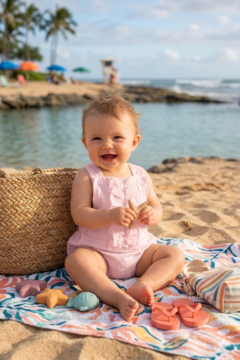 Eva Class - Lor Miral Pink Summer Strappy Romper - 21218