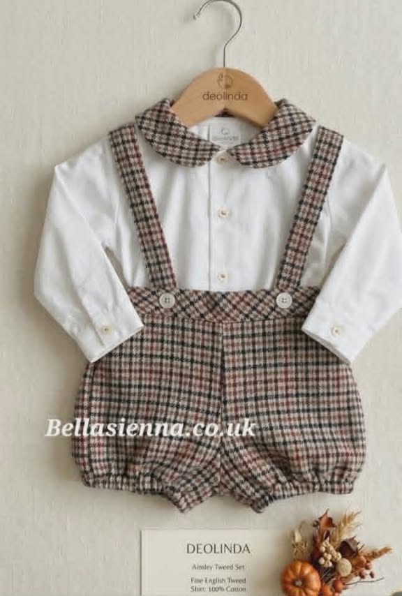 Deolinda Boys Houndstooth Two Piece Set - DBI226611