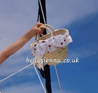 Deolinda Strawberry Print Girls Hand Bag- DBV26BG01 - Pavlova