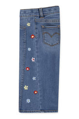 Levi's Girls Pretty Long Sleeved Top & Jeans Set - 1EP021-W8J