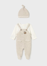 Mayoral Baby Boys All In One Train Outfit With Matching Hat - Blanket Also Available - 2609