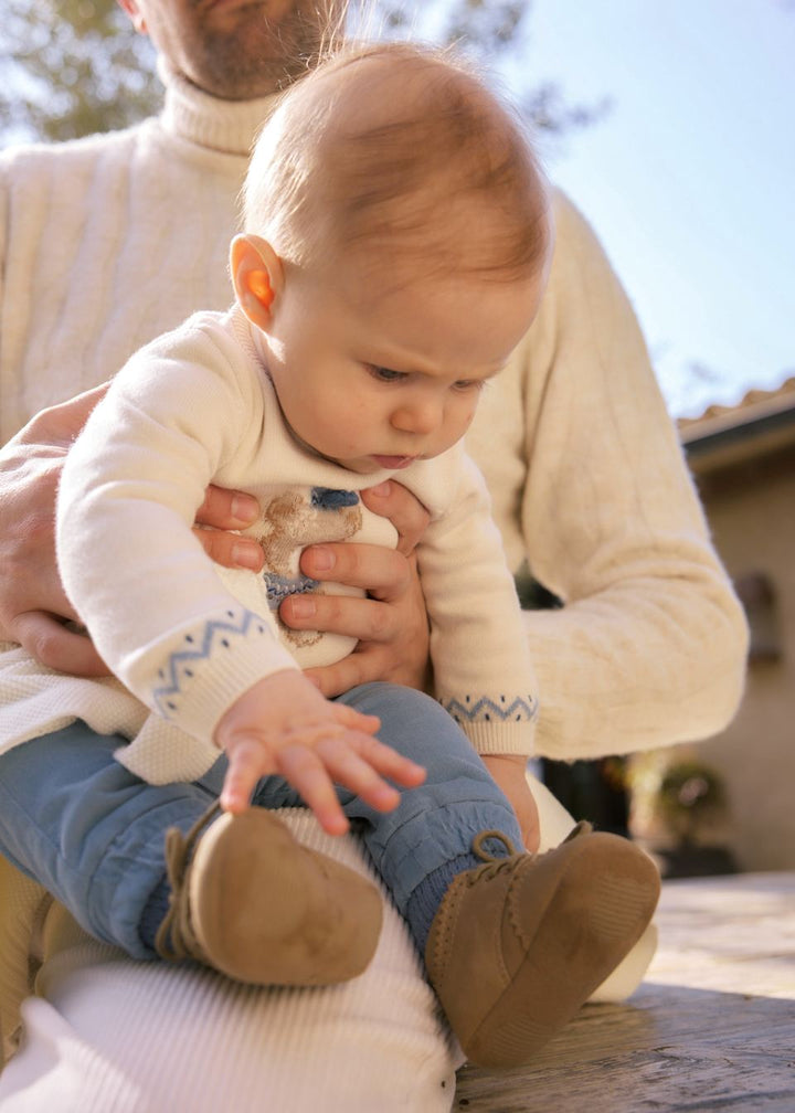 Mayoral Baby Boys Two Piece Teddy Bear Jumper & Trouser Set - 2580