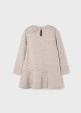 Mayoral Girls Sparkly Knitted Bow Dress - 4991