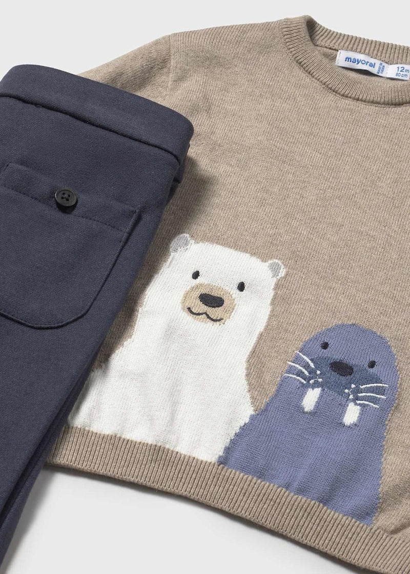 Mayoral Baby Boys Two Piece Jumper & Trouser Set - 2515